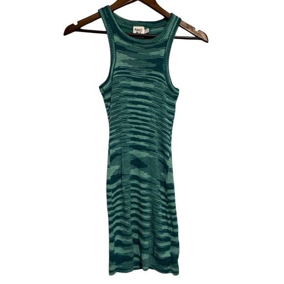 Women's Princess Polly Turquoise Knit Elish Mini Dress - Picture 1 of 9